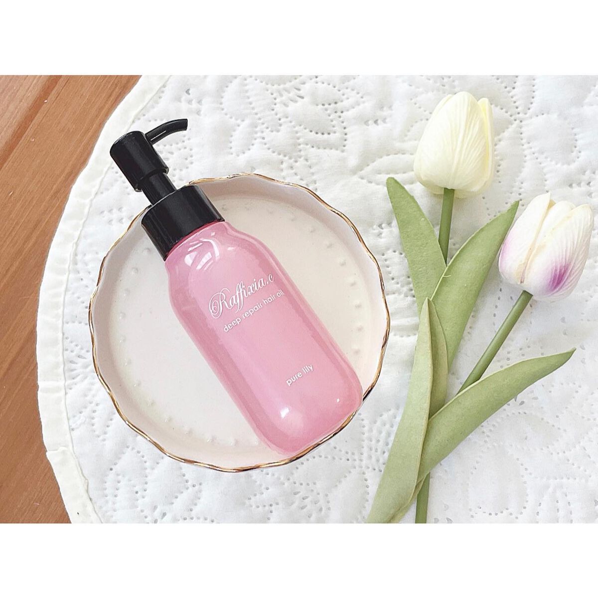 ディープリペア ヘアオイル ピュアリリー/Raffixia.c/ヘアオイルを使ったクチコミ（1枚目）