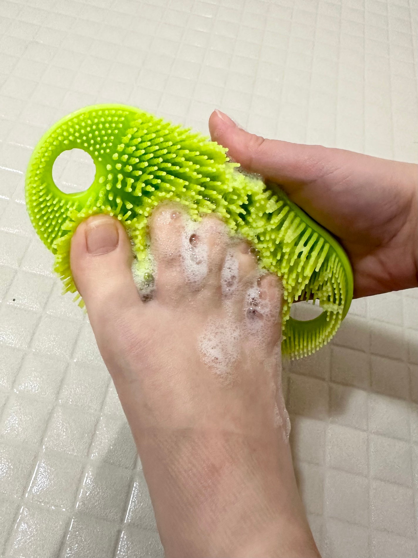 フットメジ 4way足用ブラシ/フットメジ/レッグ・フットケアを使ったクチコミ(4枚目)