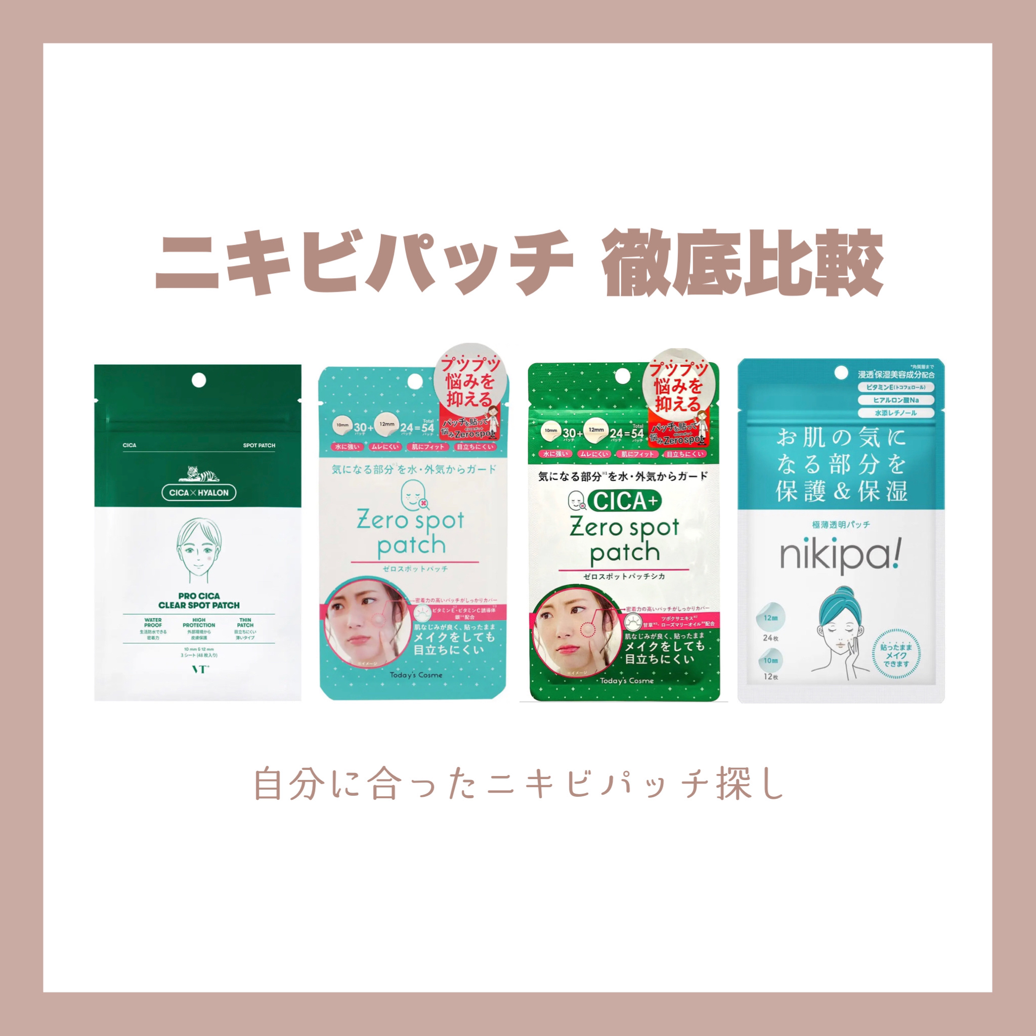 極薄透明パッチ nikipa!/金冠堂/にきびパッチを使ったクチコミ（1枚目）