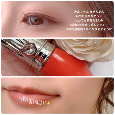 ルージュ クリスタル カラット 07 merry carnelian/JILL STUART/口紅を使ったクチコミ（2枚目）