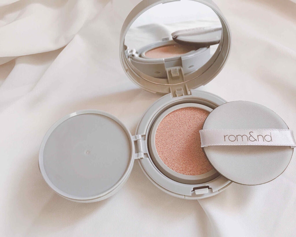 ゼロクッション/rom&nd/クッションファンデーションを使ったクチコミ(2枚目)