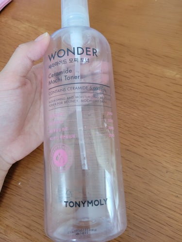 Wonder Ceramide Mochi Toner（トニーモリーワンダーCモチトナー）/TONYMOLY/化粧水を使ったクチコミ（1枚目）