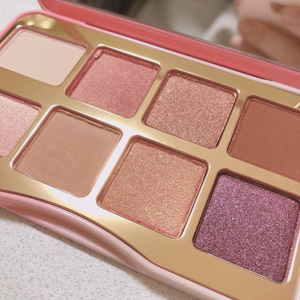 ティックルドピーチ ミニ アイシャドウ パレット/Too Faced/アイシャドウパレットを使ったクチコミ（1枚目）