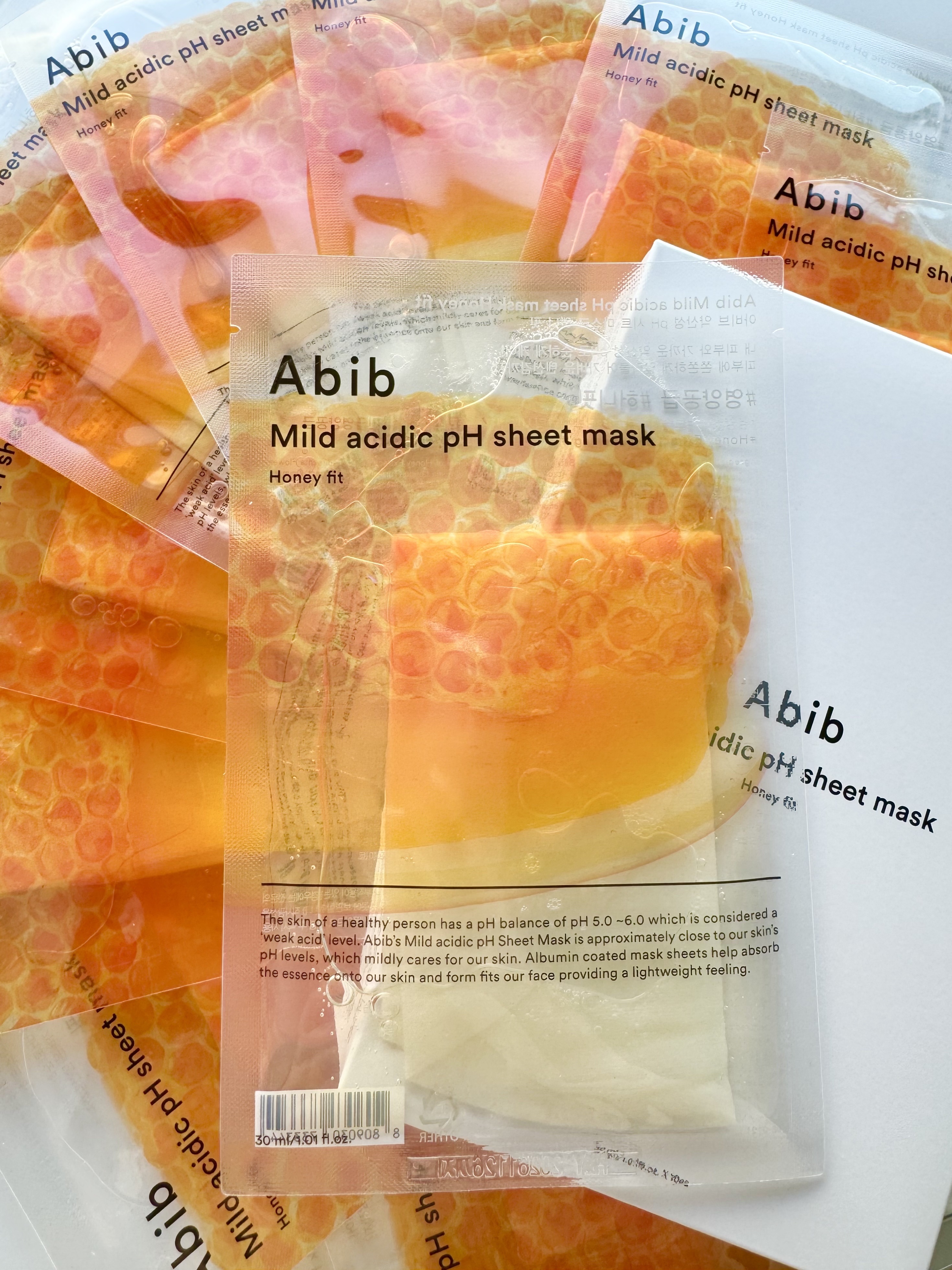弱酸性pHシートマスク ハニーフィット/Abib /シートマスク・パックを使ったクチコミ（1枚目）