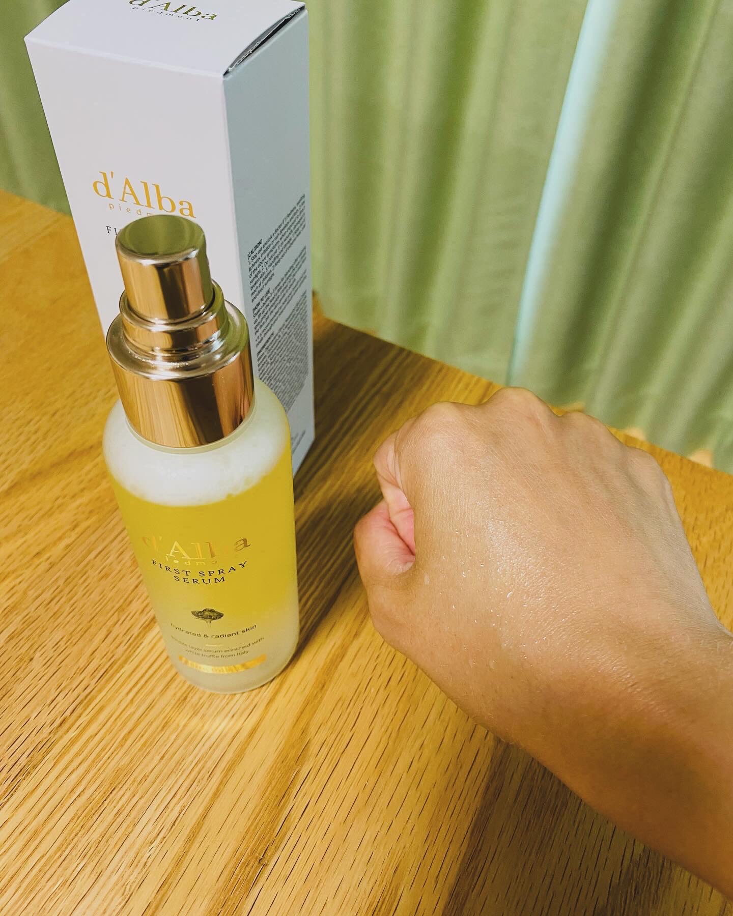 ダルバ ホワイトトリュフファーストスプレーセラム/ダルバ/ミスト状化粧水を使ったクチコミ（3枚目）