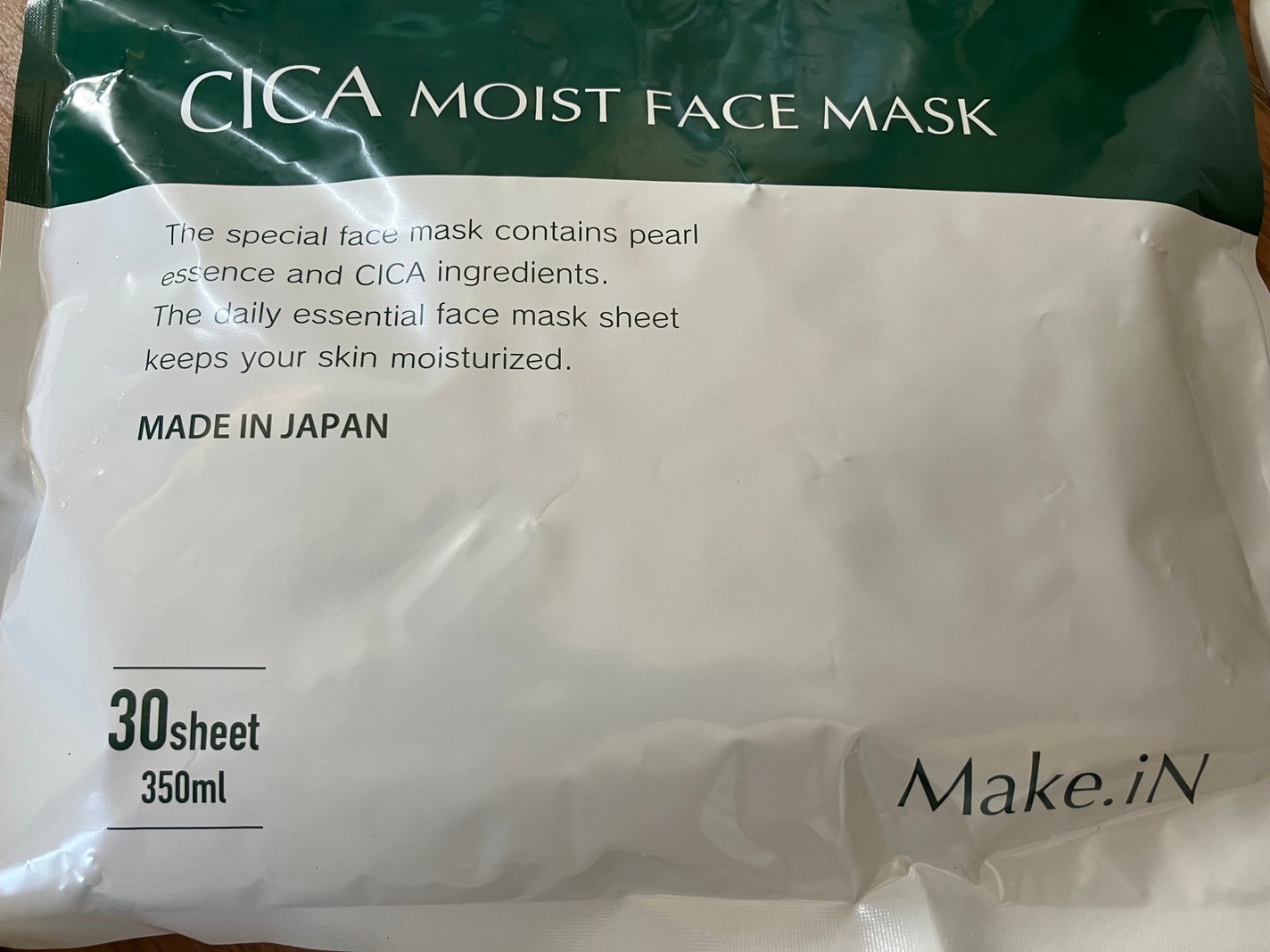CICAモイストフェイスマスク/Make.iN/シートマスク・パックを使ったクチコミ(3枚目)