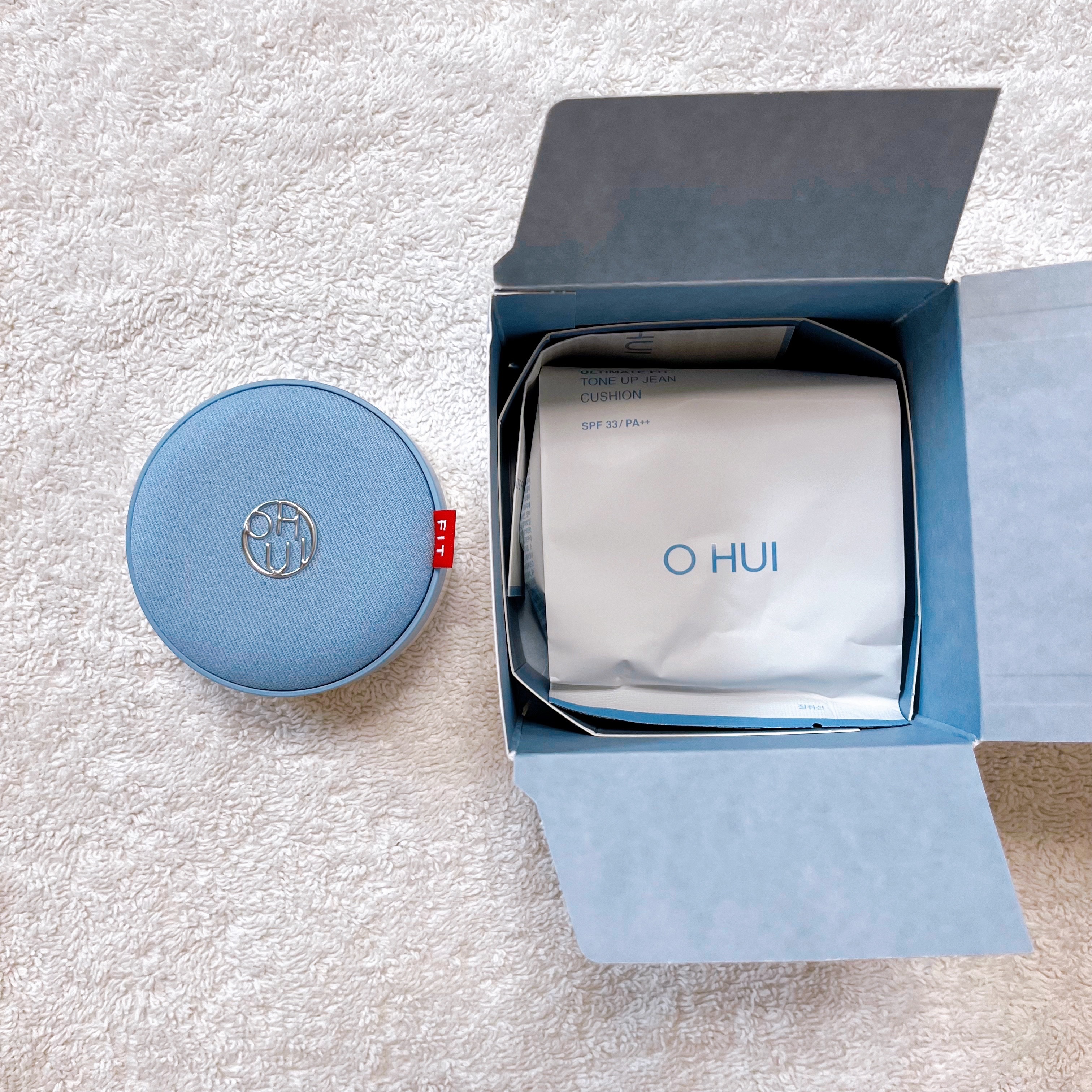 アルティメットフィット トーンアップデニムクッション/OHUI/クッションファンデーションを使ったクチコミ（2枚目）