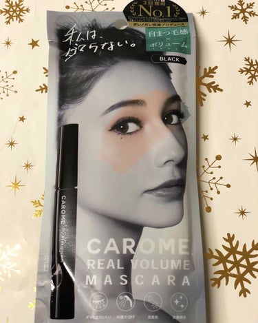 リアルボリュームマスカラ ブラック/CAROME./マスカラを使ったクチコミ（1枚目）