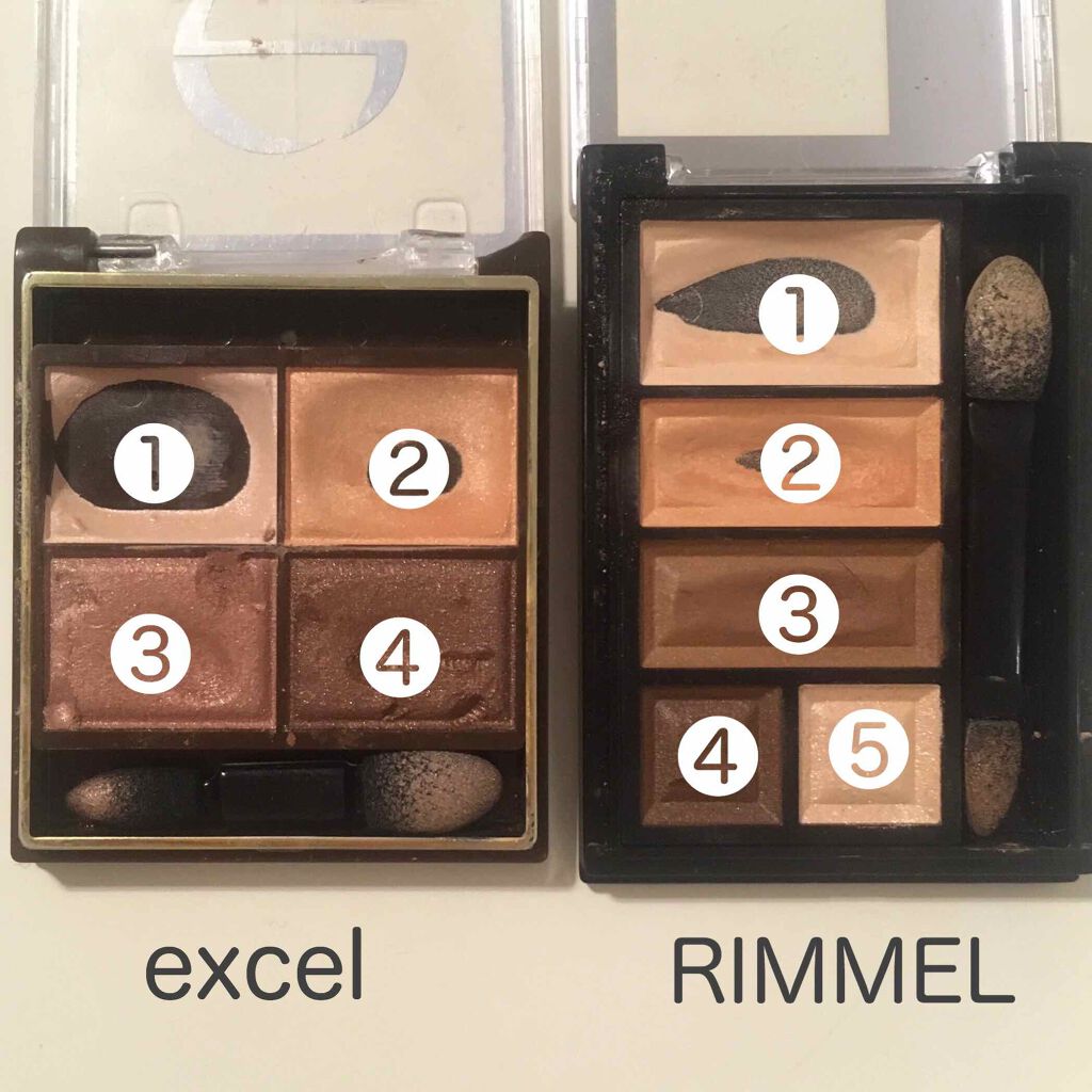 スキニーリッチシャドウ/excel/アイシャドウパレットを使ったクチコミ(2枚目)