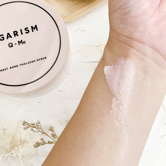 Q+Me スウィート ボム タラソ スクラブ/AGARISM/バストケア・ヒップケアを使ったクチコミ（3枚目）
