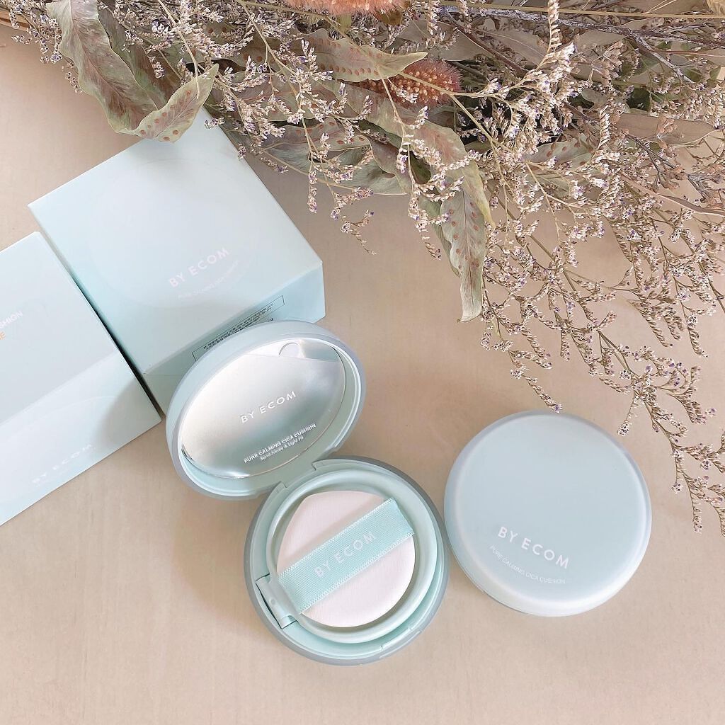 ピュアカーミングシカ クッションファンデーション/BY ECOM/クッションファンデーションを使ったクチコミ(1枚目)