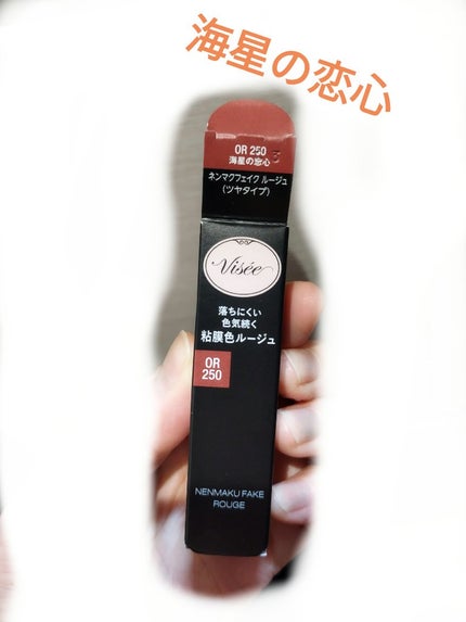 ネンマクフェイク ルージュ/Visée/口紅を使ったクチコミ(1枚目)
