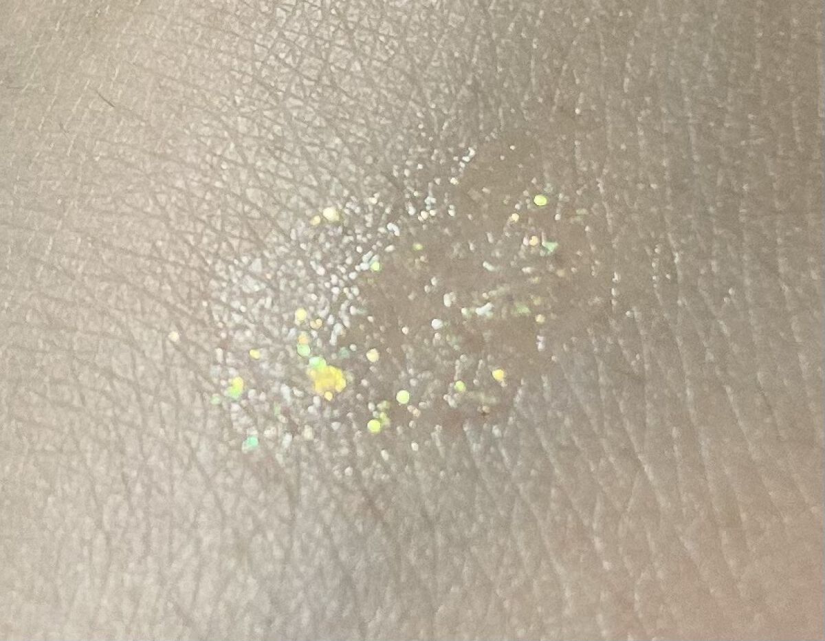  ダズリングアイグリッター ORT01 NOT-ORANGE/NAMING./リキッドアイシャドウを使ったクチコミ（2枚目）