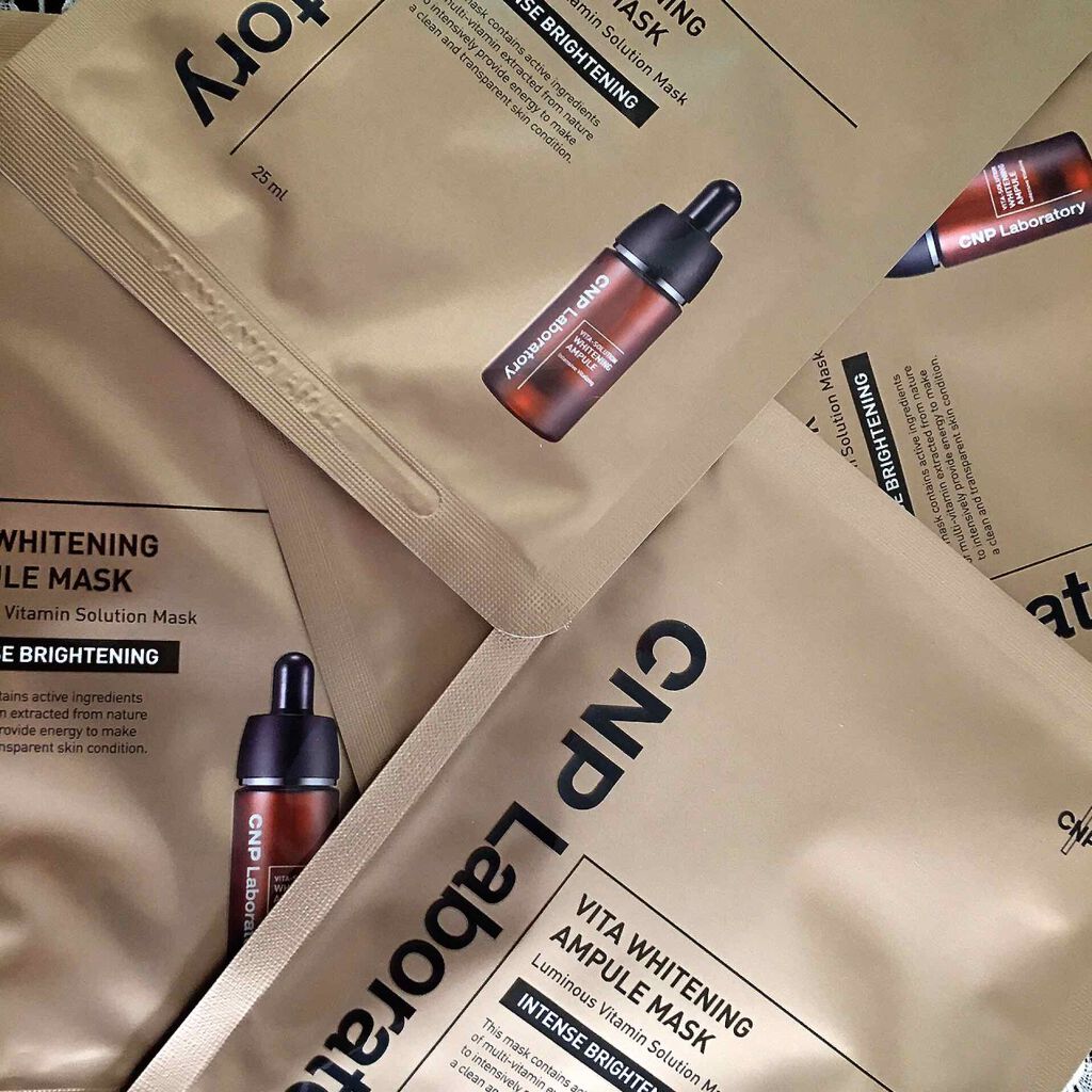 ビタホワイトニングアンプルマスク/CNP Laboratory/シートマスク・パックを使ったクチコミ(2枚目)