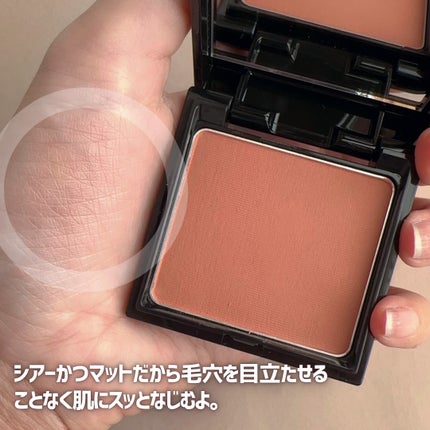 プレストチーク/&be/パウダーチークを使ったクチコミ(4枚目)