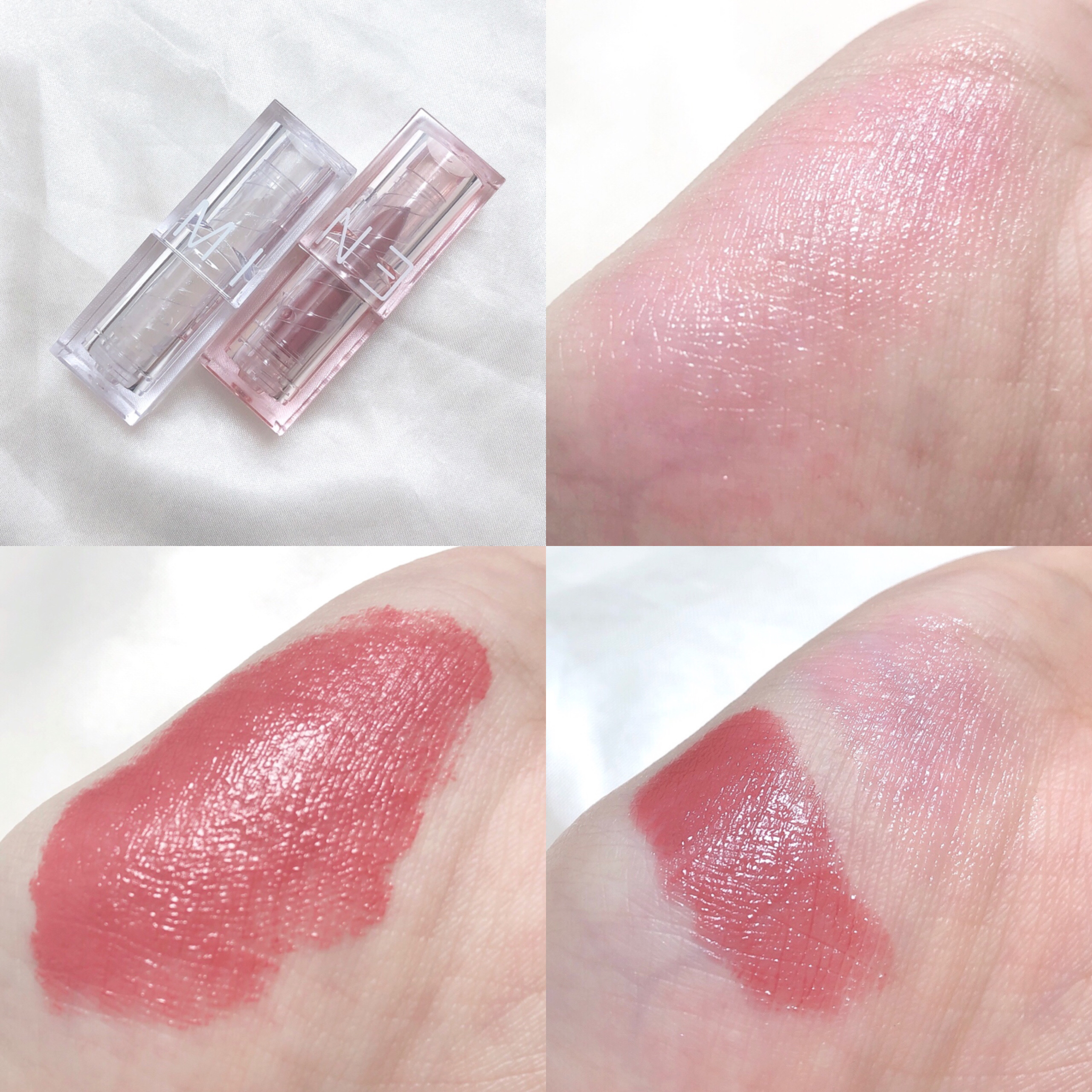 ジェムグローリップスティック 01 Opal Butte/MINEST/口紅を使ったクチコミ（2枚目）