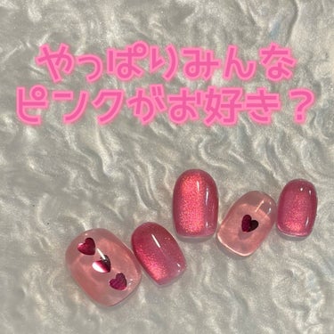 ネイル工房 ドロップジェルのクチコミ「
💗おピンクネイル💗
キッズネイルチップです！

ちびっ子ちゃんたちもおしゃれしたいかな？と
.....」（1枚目）