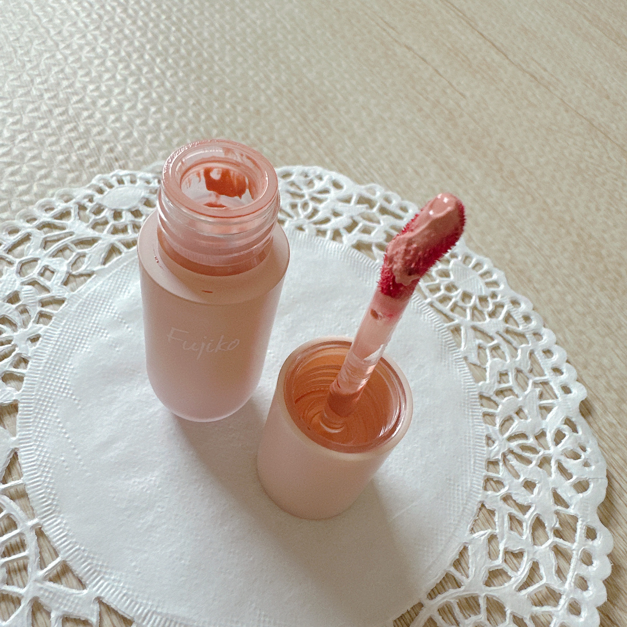 ⽔彩チーク/Fujiko/リキッドチークを使ったクチコミ（3枚目）