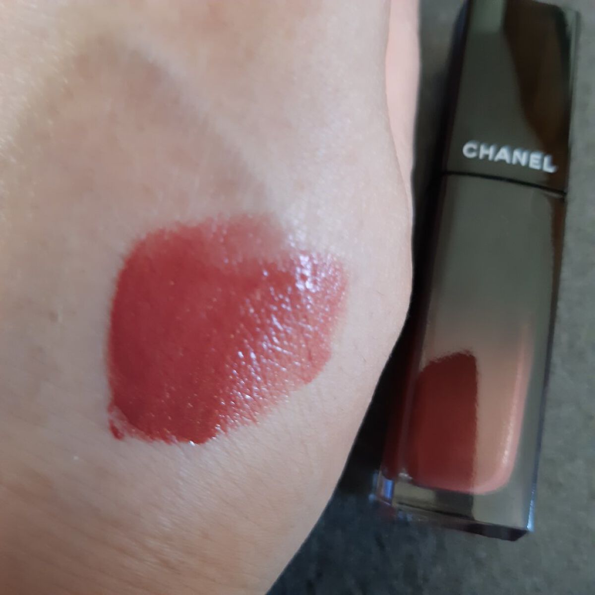 ルージュ アリュール ラック 88 ローズ ミステール/CHANEL/口紅を使ったクチコミ（3枚目）