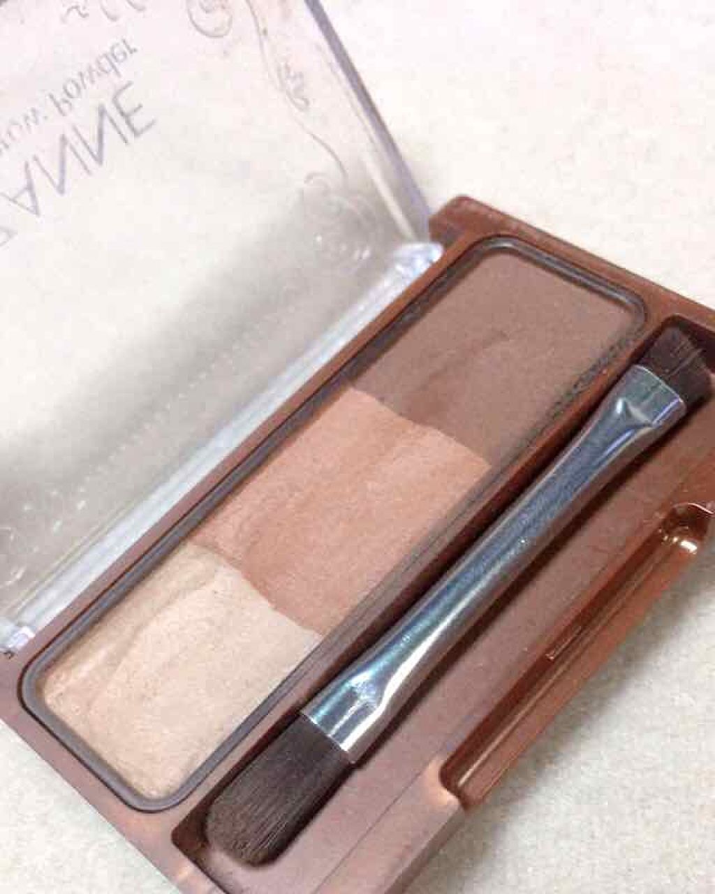 ノーズ＆アイブロウパウダー/CEZANNE/パウダーアイブロウを使ったクチコミ（2枚目）