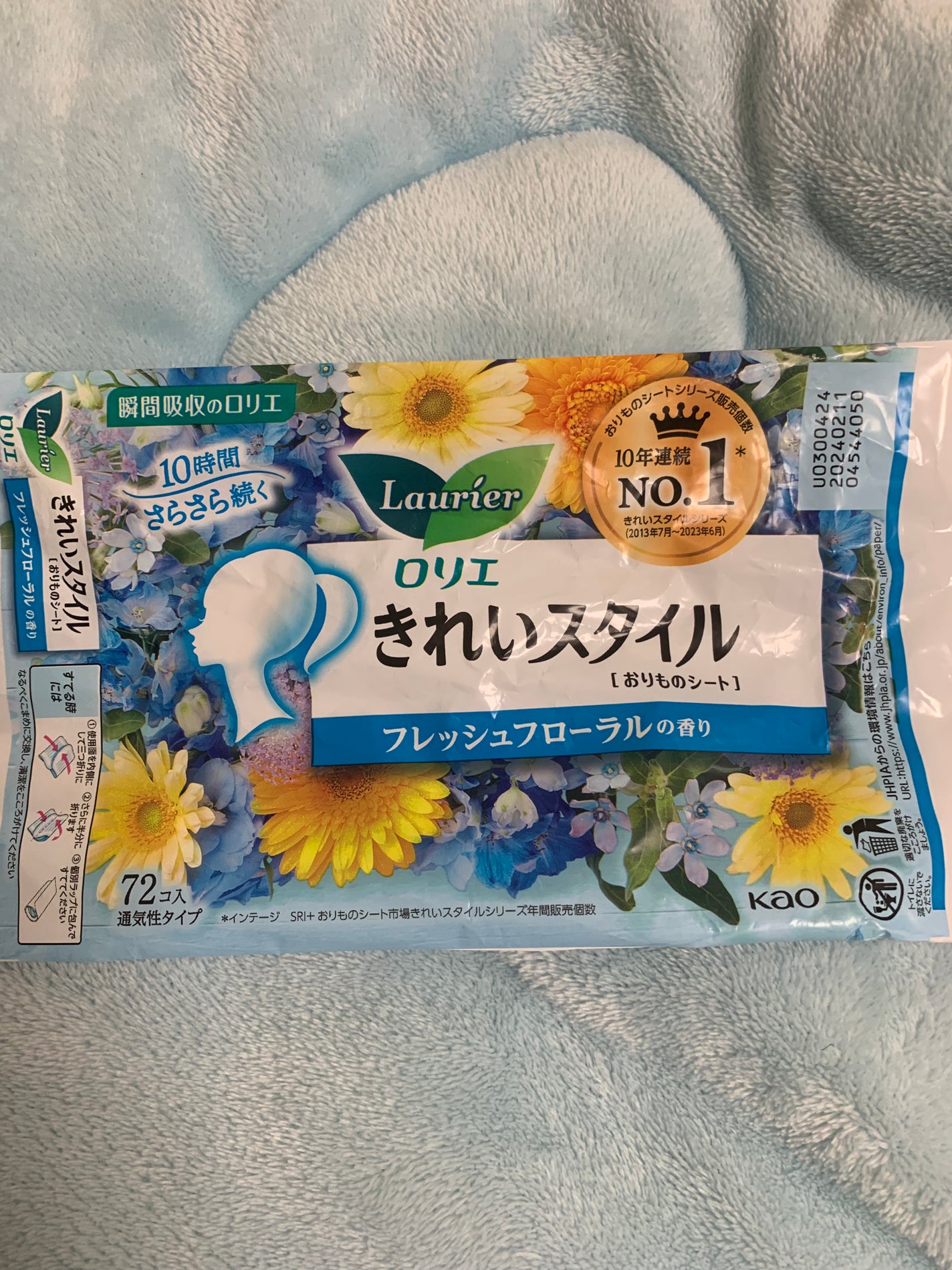 きれいスタイル フレッシュフローラルの香り 72コ入/ロリエ/おりものシートを使ったクチコミ(1枚目)