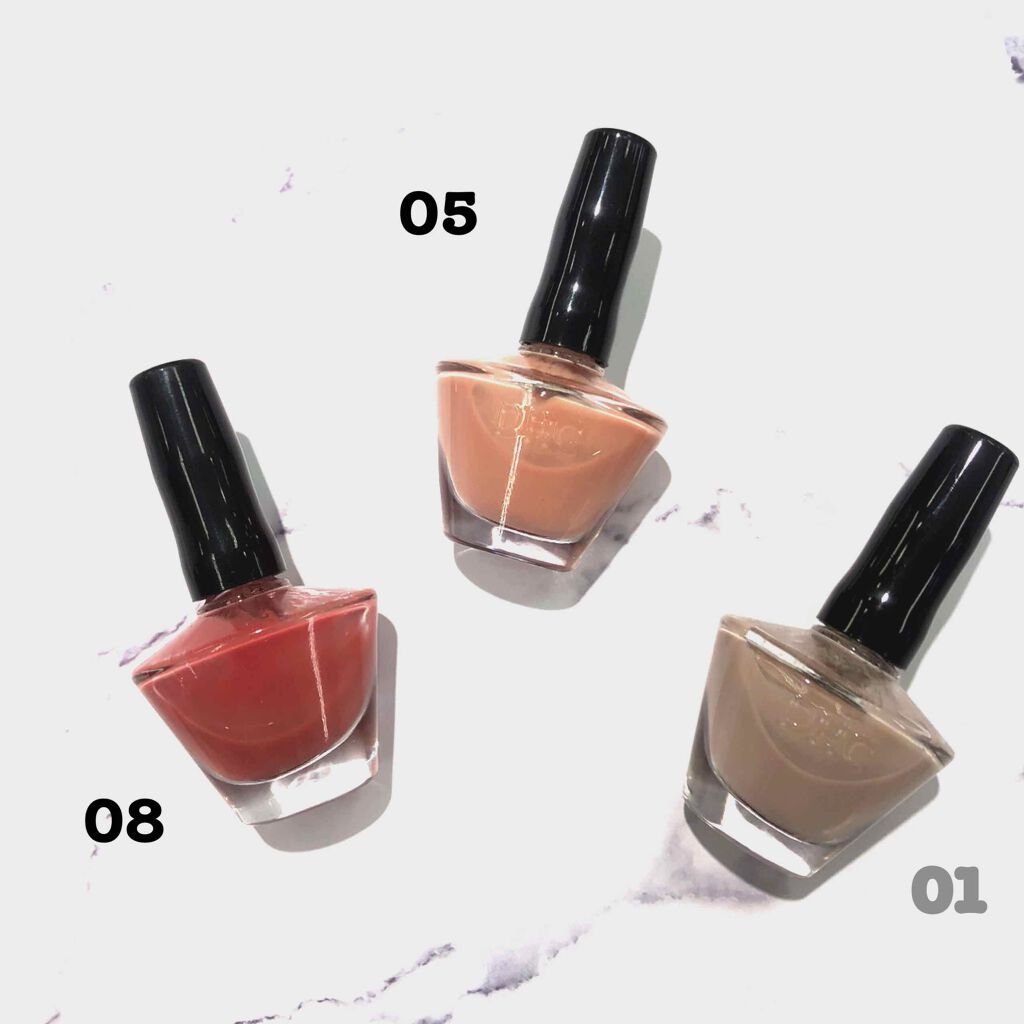 オールインワン クイックジェルエナメルEX 01グレージュピンク/DHC/オールインワンネイルを使ったクチコミ（1枚目）