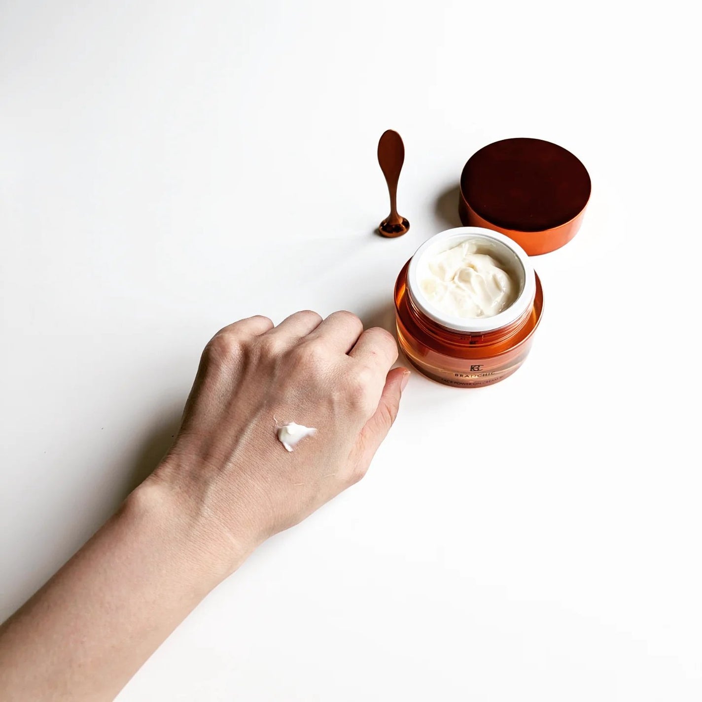 フェイスパワーオン クリーム/BRANCHIC/フェイスクリームを使ったクチコミ(4枚目)