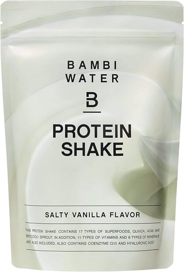 プロテインシェイク 塩バニラ BAMBI WATER