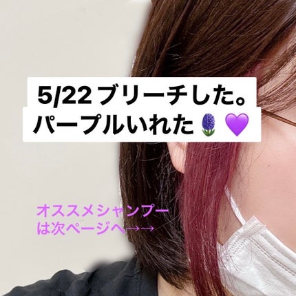ブリーチケアマスター シャンプー/トリートメント/スティーブンノル ニューヨーク/市販シャンプーを使ったクチコミ(1枚目)