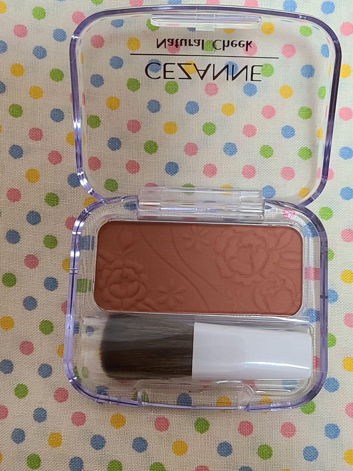 ナチュラル チークN/CEZANNE/パウダーチークを使ったクチコミ（3枚目）