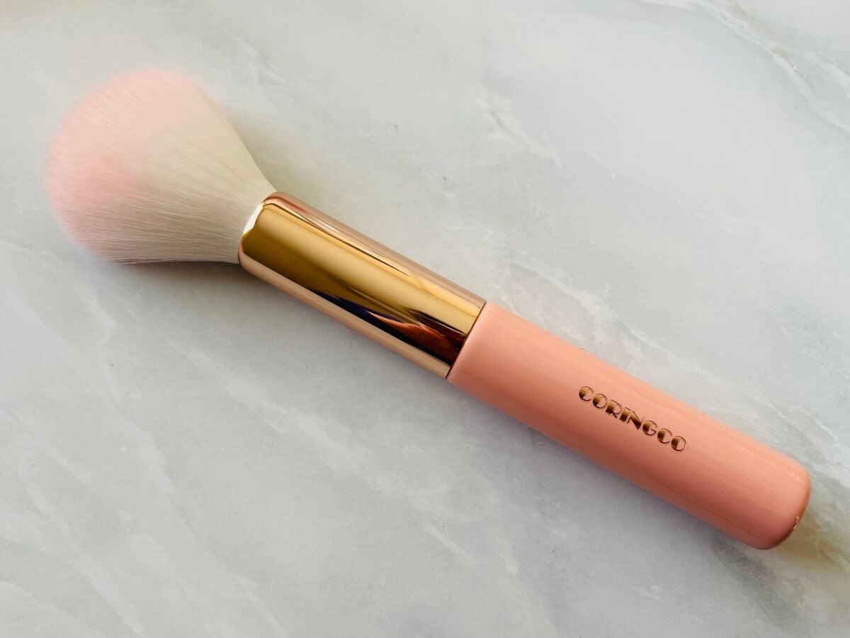 エレガントスウィートピンクブラシ 02 マルチフェイスブラシ/CORINGCO/メイクブラシを使ったクチコミ(1枚目)