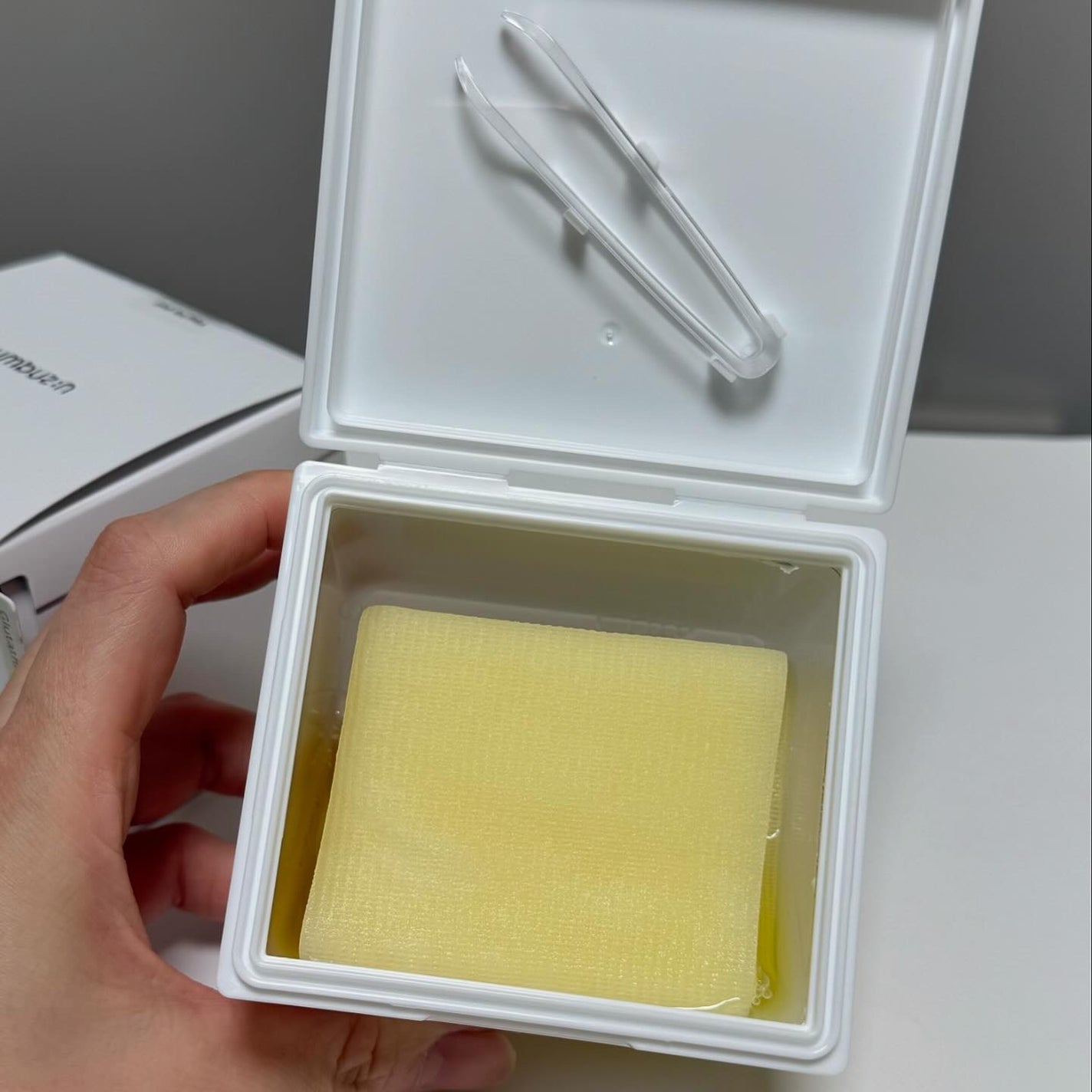 5番 白玉グルタチオンCフィルムパッド/numbuzin/トナーパッドを使ったクチコミ(2枚目)