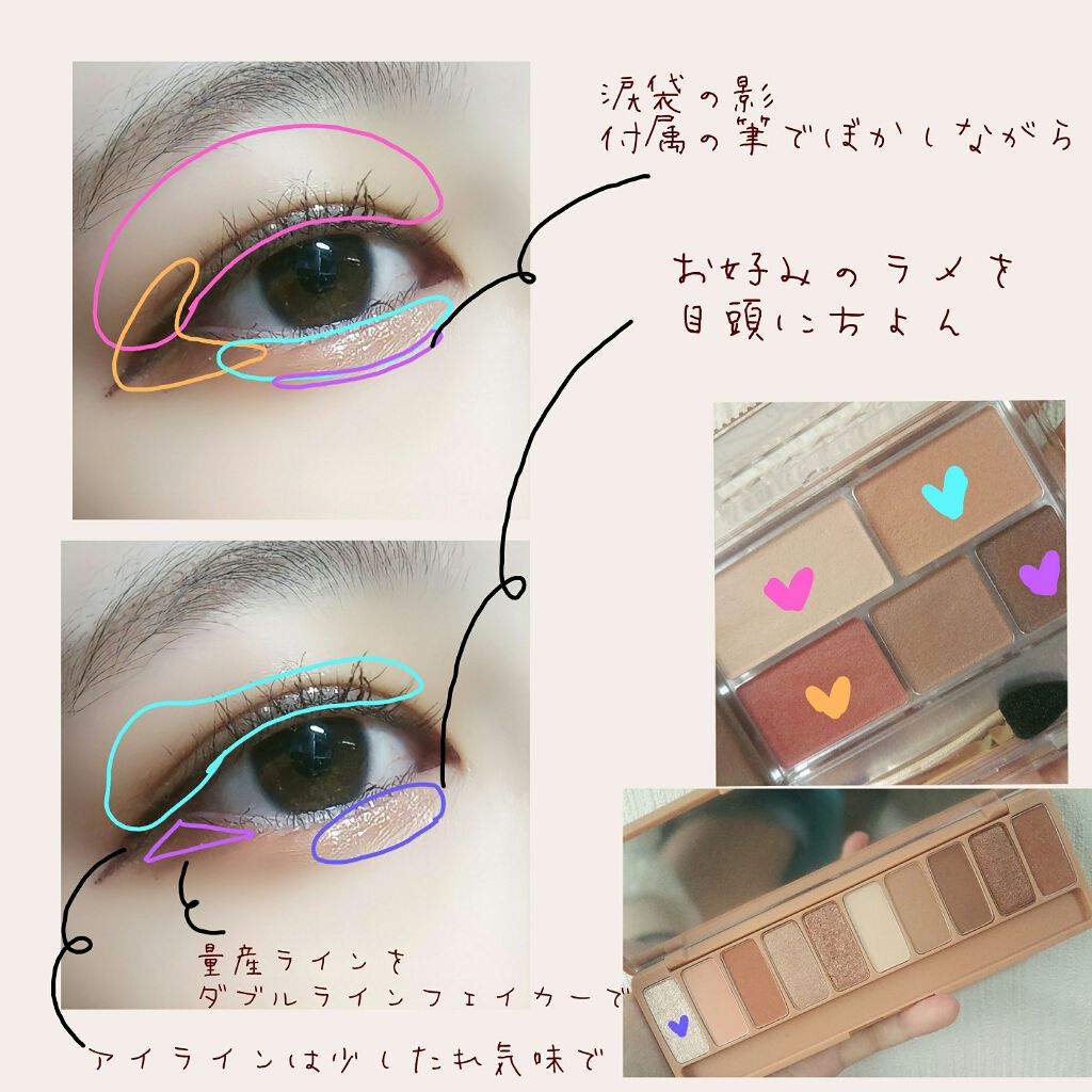 パーフェクトマルチアイズ/キャンメイク/アイシャドウパレットを使ったクチコミ(2枚目)