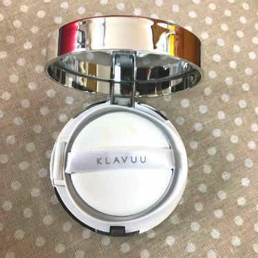 KLAVUU アーバンパールセーション ハイカバレッジ テンションクッションのクチコミ「KLAVUU(クラビュー) 
UPHCTクッション21
1番明るい色を選びました！

このクッ.....」（2枚目）