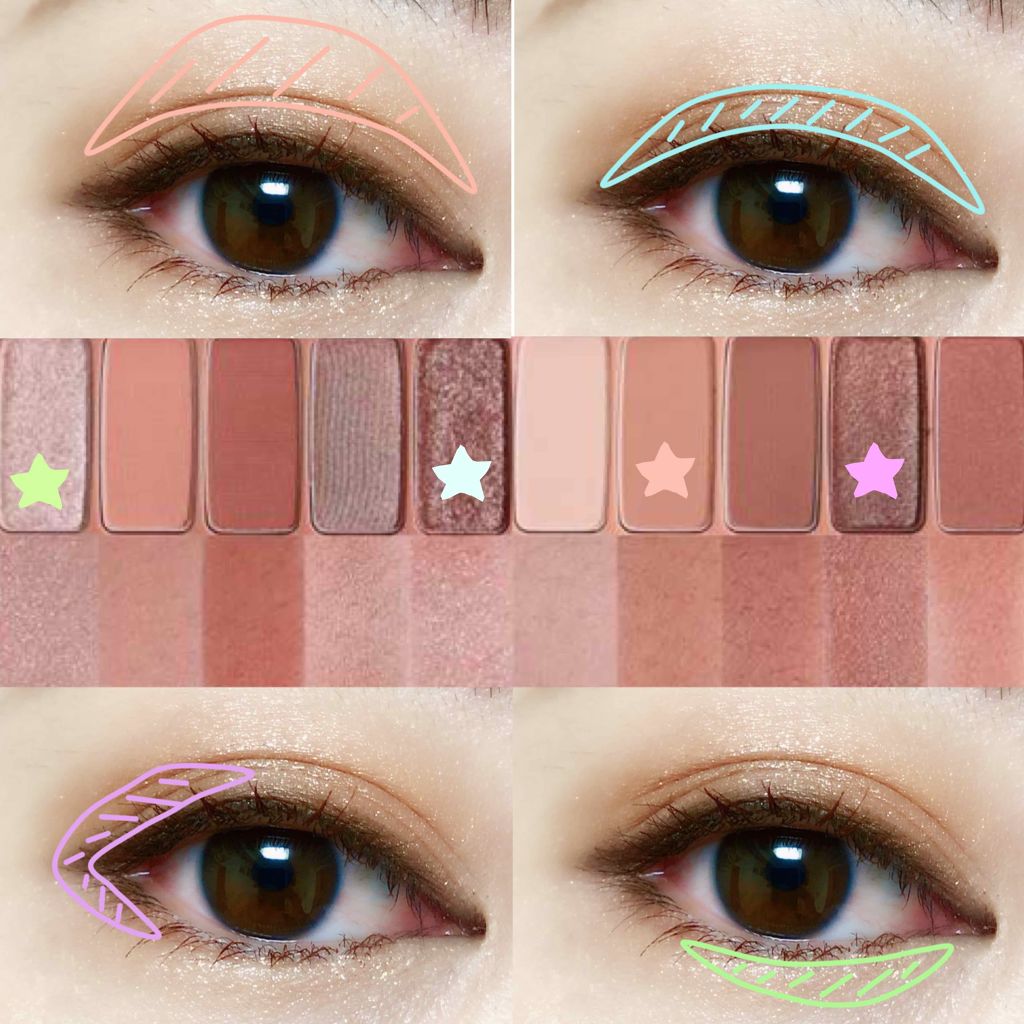 プレイカラー アイシャドウ/ETUDE/アイシャドウパレットを使ったクチコミ(2枚目)