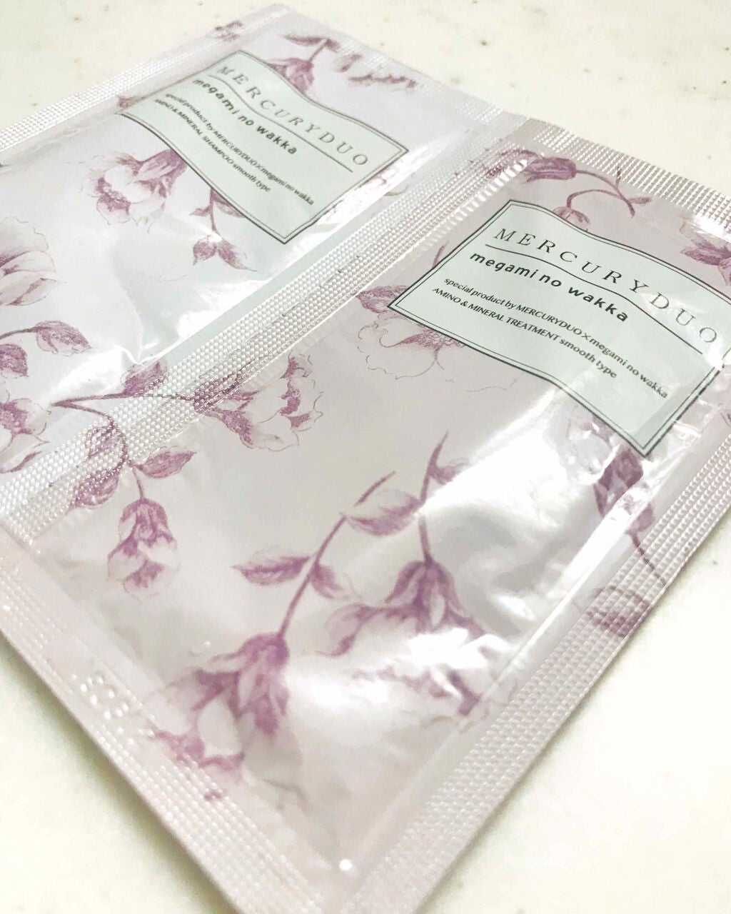 MERCURYDUO シャンプー【スムース】・トリートメント【スムース】/R&/市販シャンプーを使ったクチコミ(1枚目)