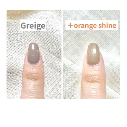 uka×ユナイテッドアローズ オレンジスタディ uka top coat orange shine/uka/マニキュアの画像