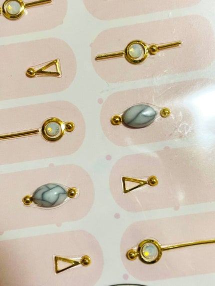 ネイルシール/セリア/ネイルシールを使ったクチコミ(2枚目)