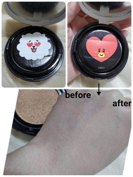 リアルウェアサテンクッション/VT/クッションファンデーションを使ったクチコミ(3枚目)