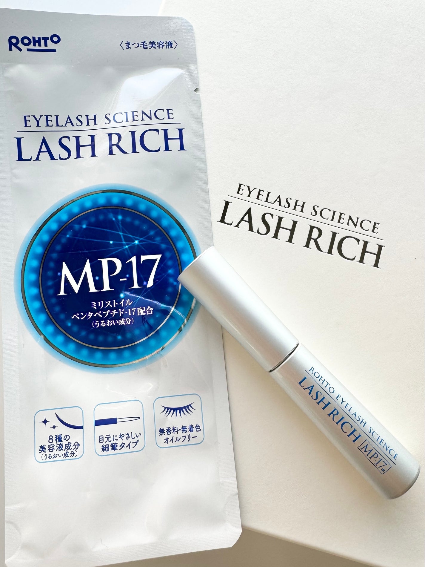 ラッシュリッチアイラッシュセラム/ロート製薬/まつげ美容液を使ったクチコミ(3枚目)