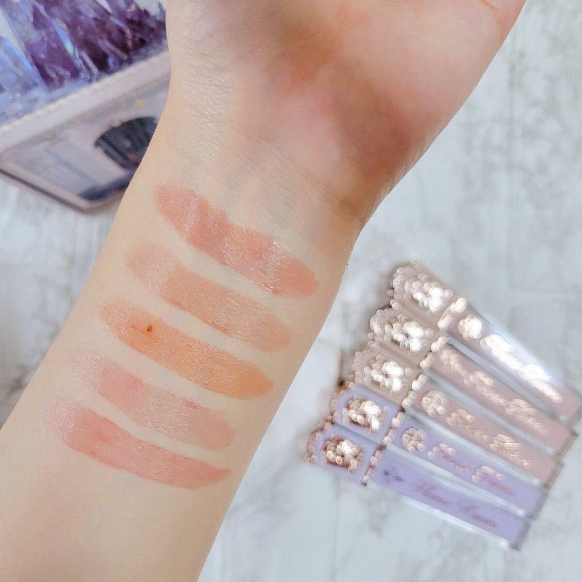 クリスタルユニコーンシリーズリップグロス/FlowerKnows/リップグロスを使ったクチコミ(6枚目)