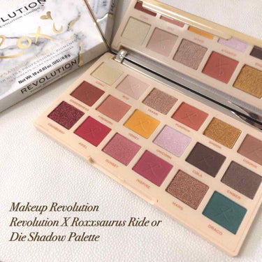 X Roxxsaurus Ride or Die Eyeshadow Palette/MAKEUP REVOLUTION/アイシャドウパレットを使ったクチコミ（1枚目）