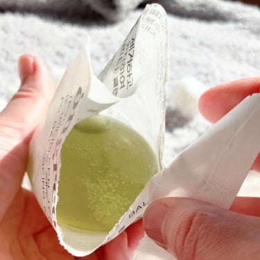 Jeju Green Tea Cleansing Ball/Ongredients/洗顔石鹸を使ったクチコミ（2枚目）