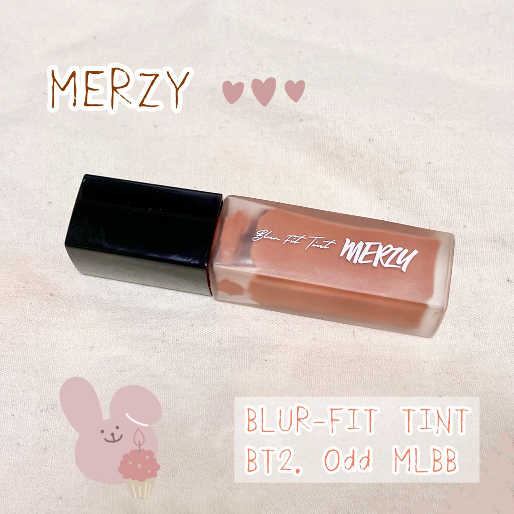 ブラー フィット ティント BT2. オッドMLBB/MERZY/リップティントを使ったクチコミ（1枚目）