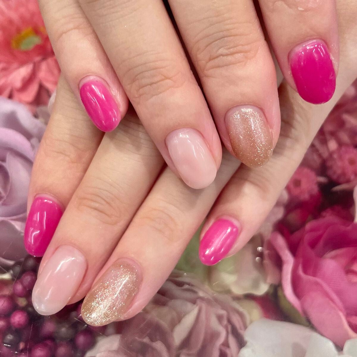 ジェルネイル(ライト対応)/セリア/ジェルネイルを使ったクチコミ(1枚目)