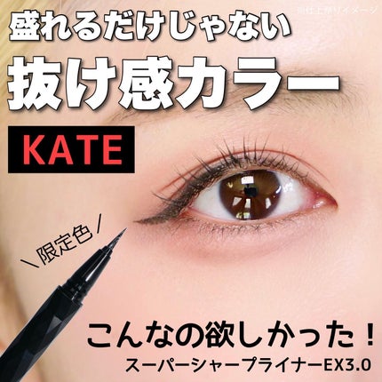 スーパーシャープライナーEX3.0/KATE/リキッドアイライナーを使ったクチコミ(1枚目)