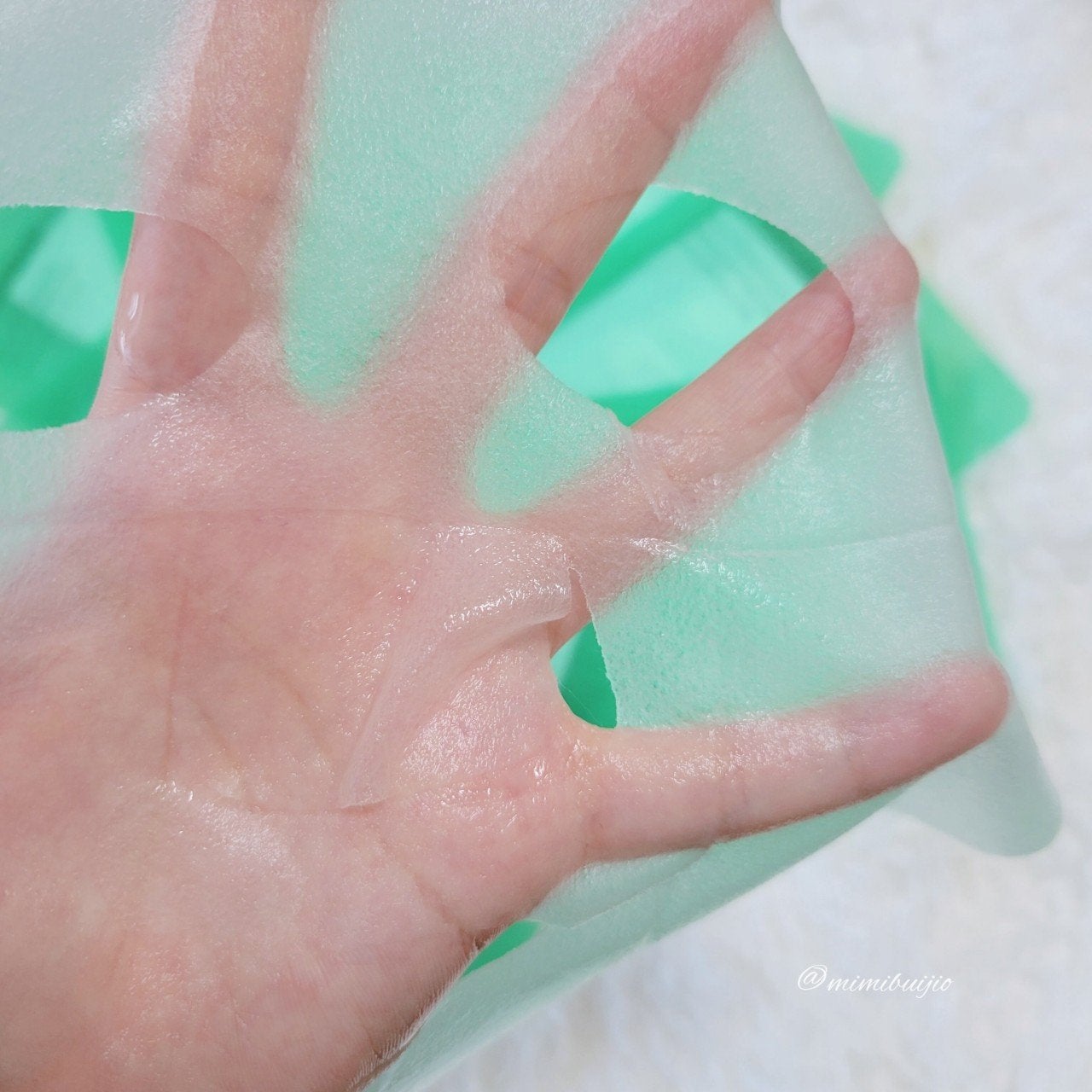 アクアヒノキ水光パック/CERAMINE/シートマスク・パックを使ったクチコミ(6枚目)