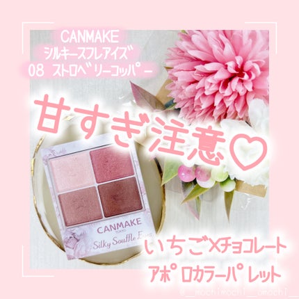 シルキースフレアイズ/キャンメイク/アイシャドウパレットを使ったクチコミ(1枚目)