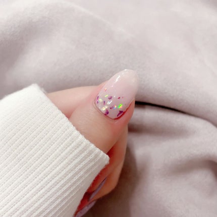 セミキュアジェルネイル(ハンド)/ohora/ネイルシールを使ったクチコミ(4枚目)