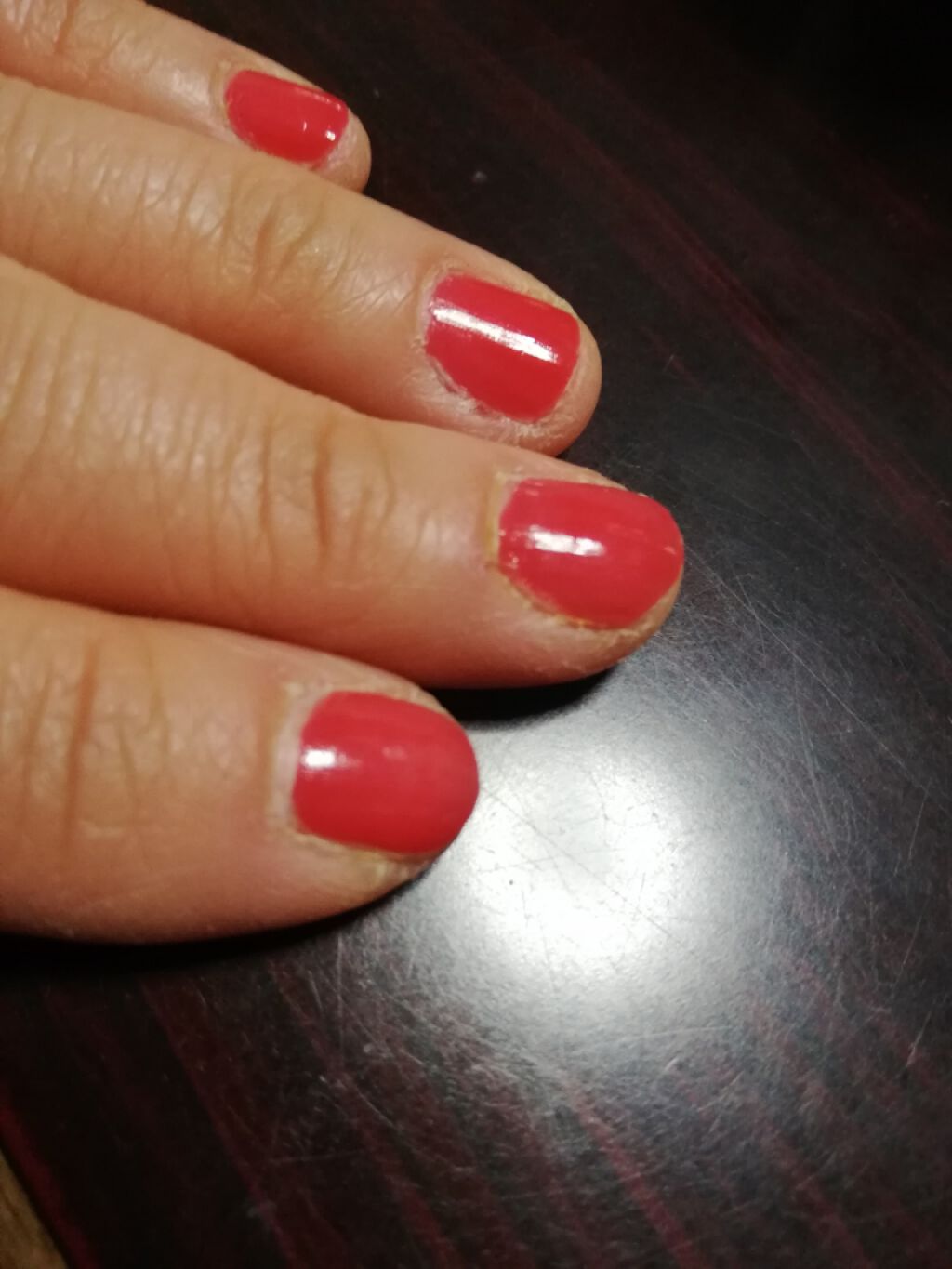 ネイルカラー 8171 レッドパラソル/オルビス/マニキュアを使ったクチコミ（2枚目）